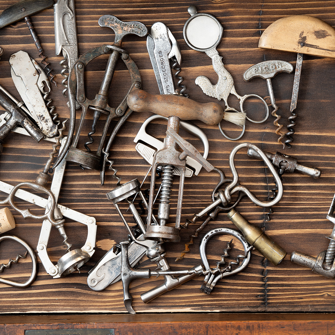 Korkenziehersammlung im Hirschen