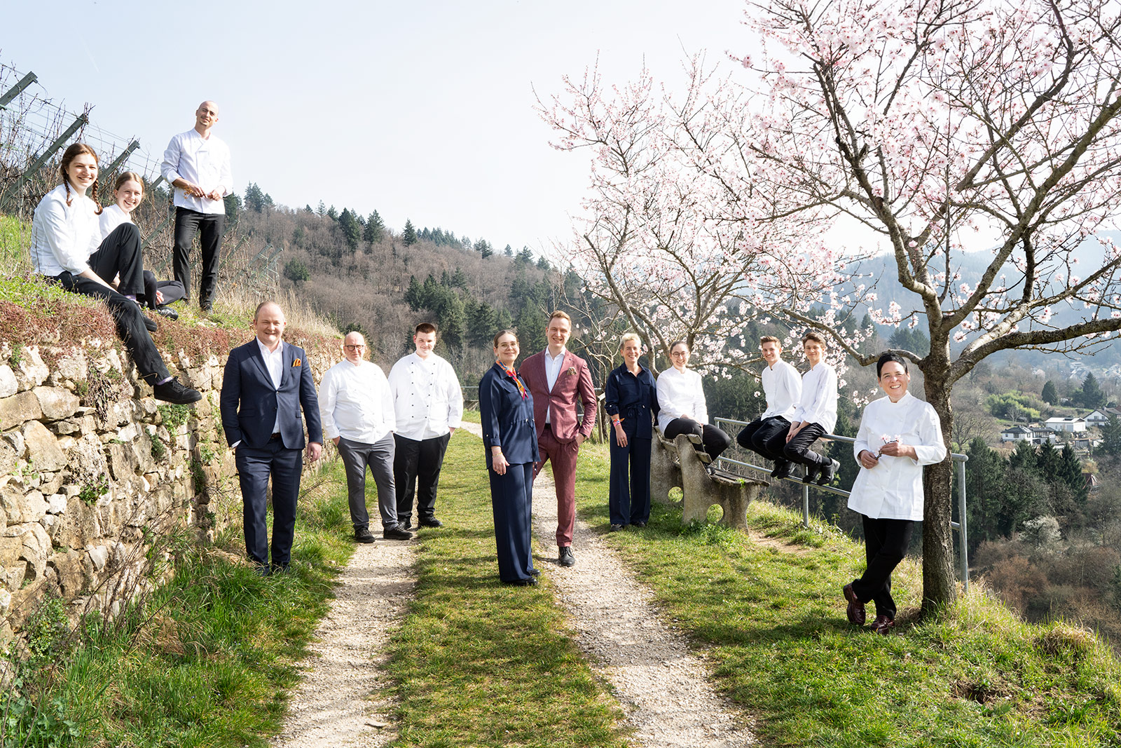 The Hirschen Team in the Markgräflerland