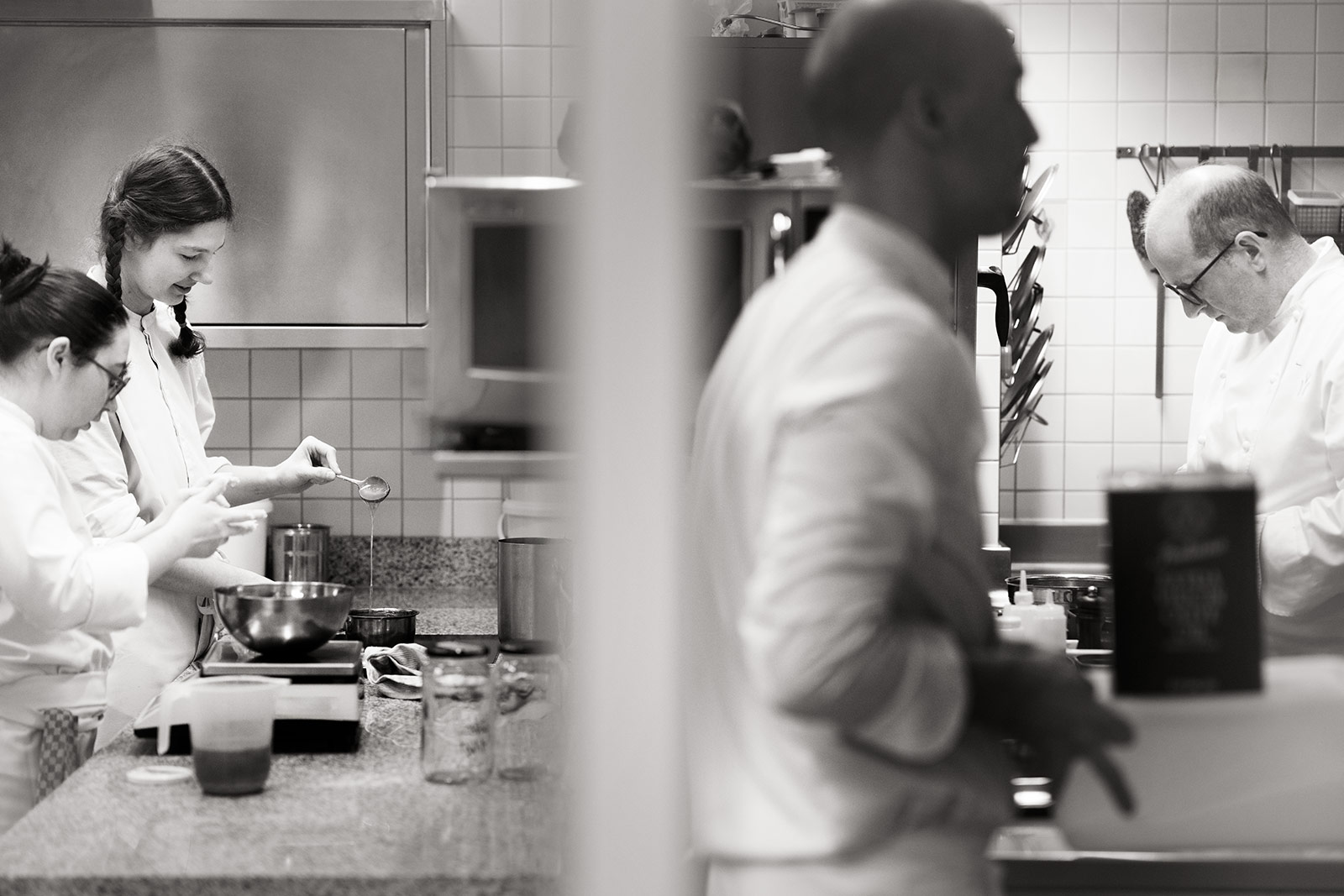 Küchenteam bei der Arbeit